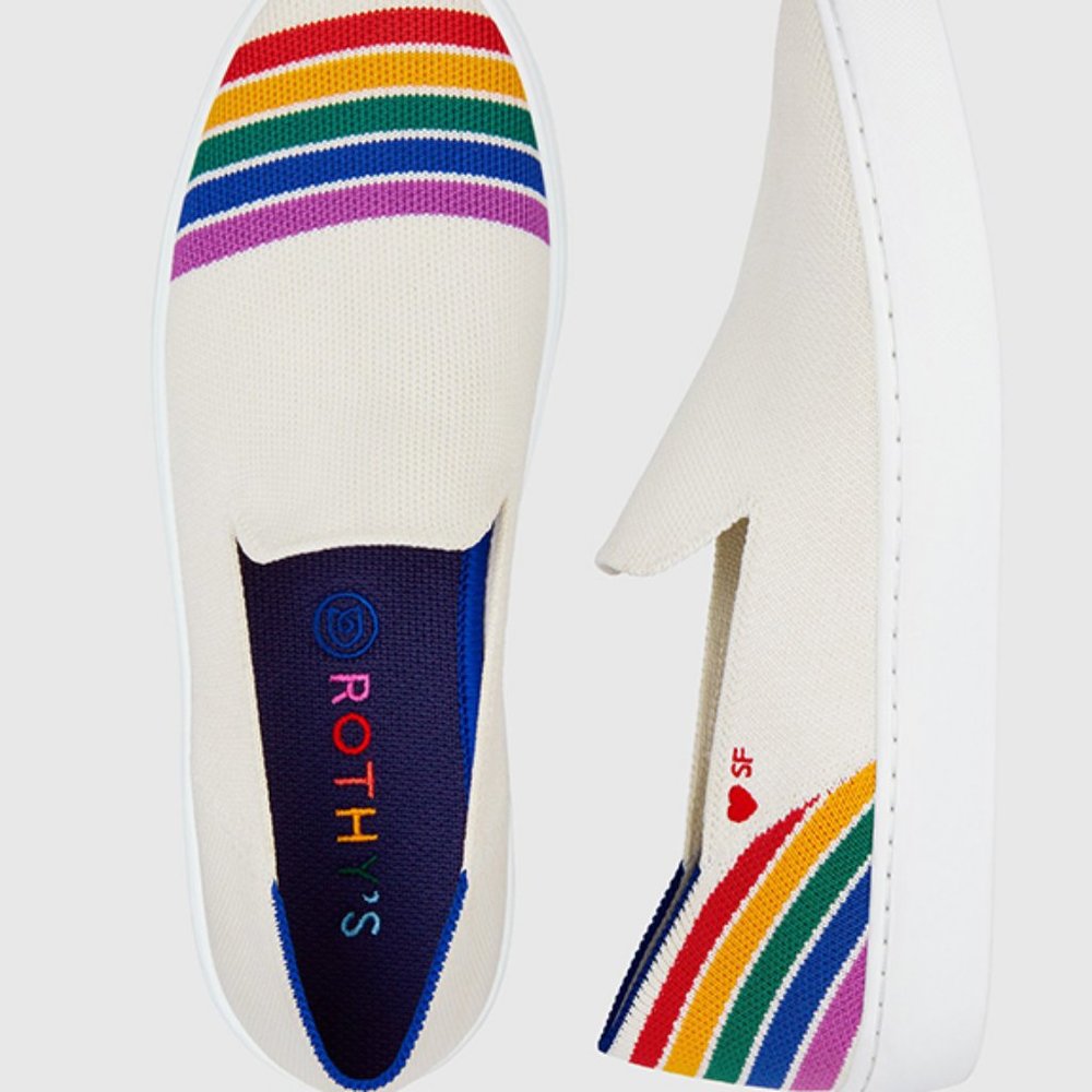 Rothy's Pride Sneaker Size 8 RARE - Never opened! - Picture 4 of 5